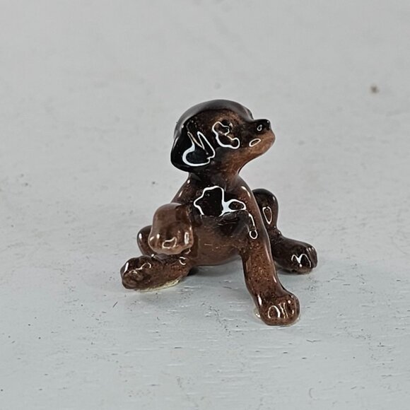 Hagen Renaker Miniature Doberman Puppy Figurine Dog Ceramic Collectible - Picture 2 of 8